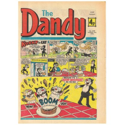 The Dandy - 2nd August 1975 - issue 1758