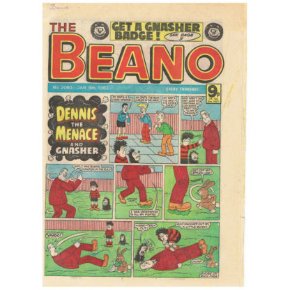 The Beano - 9th January 1982 - issue 2059