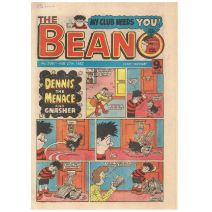 The Beano - 27th February 1982 - issue 2067