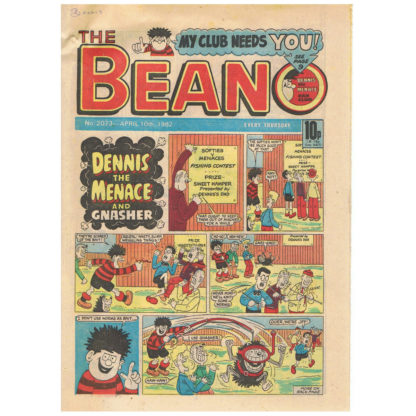 The Beano - 10th April 1982 - issue 2073