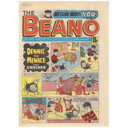 The Beano - 26th June 1982 - issue 2084