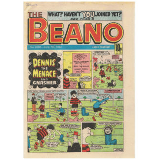 The Beano - 7th August 1982 - issue 2090