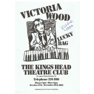 Victoria Wood, signed programme