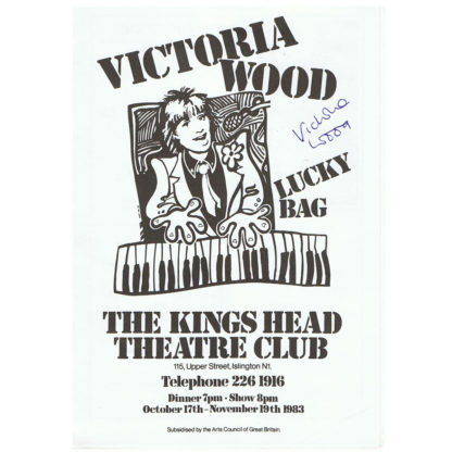 Victoria Wood, signed programme