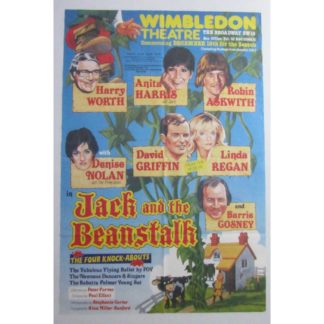 Jack and the Beanstalk - Theatre Poster -1986
