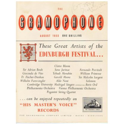 The Gramophone - August 1953
