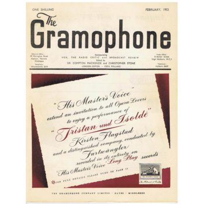 The Gramophone - February 1953