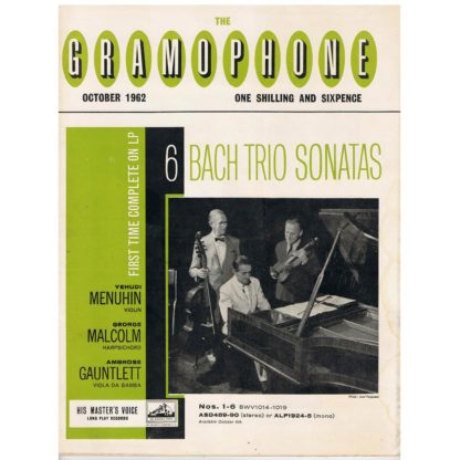 The Gramophone - October 1962