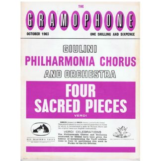 The Gramophone - October 1963