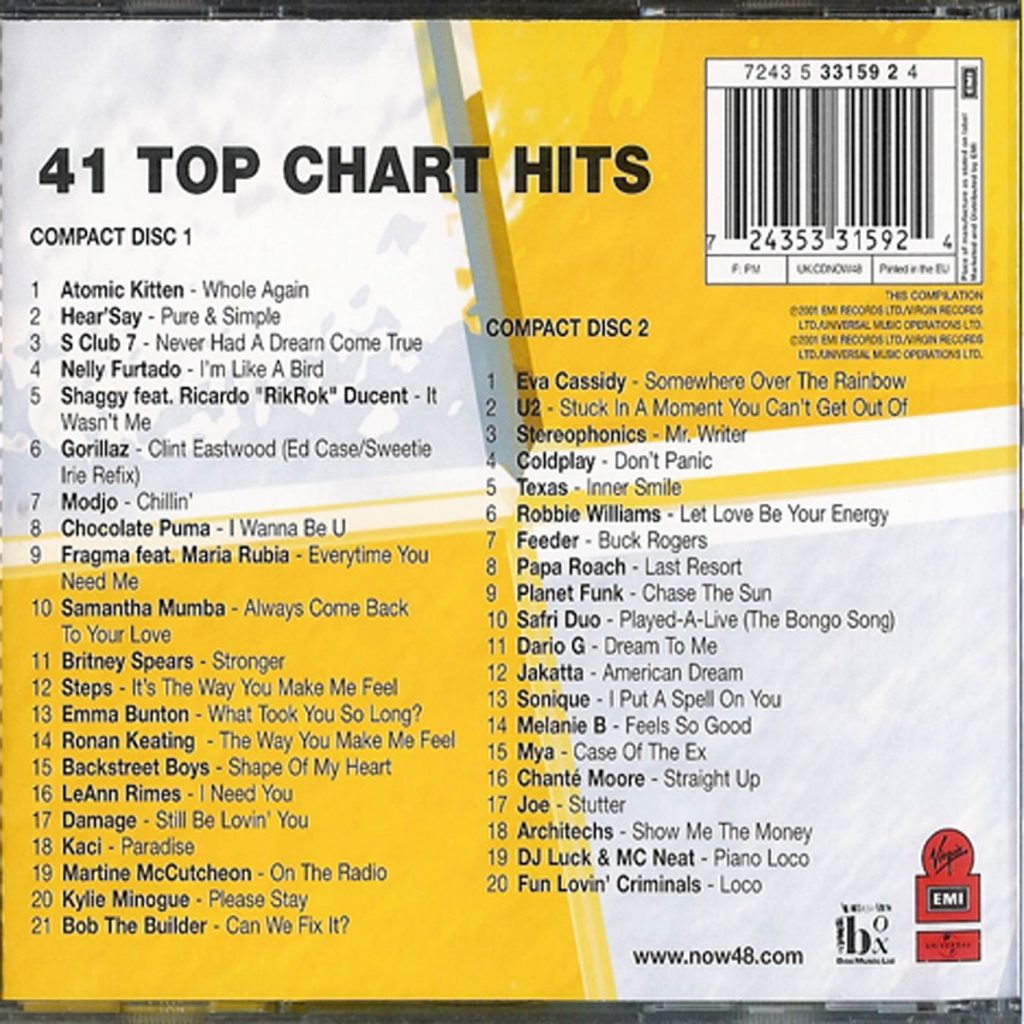 Now 48 - CD Album - 2001