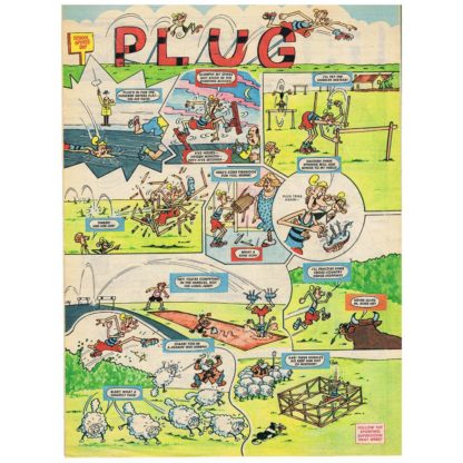 Plug comic - 1st edition - reverse