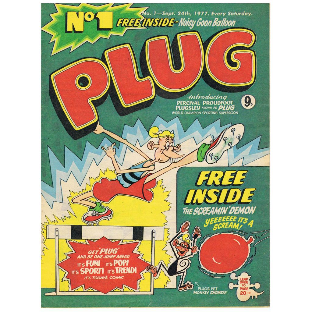 24th September 1977 - Buy Plug Comic - First Edition In Good Condition.