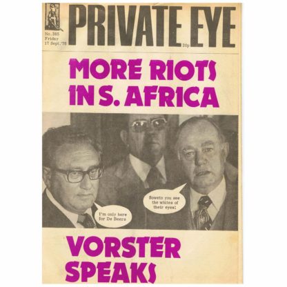 Private Eye magazine - 385 - 17th September 1976