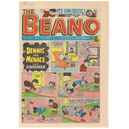 The Beano - 11th December 1982 - issue 2108