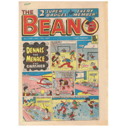 The Beano - 18th December 1982 - issue 2109