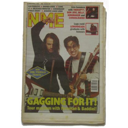 21st November 1992 – NME (New Musical Express)