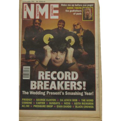12th December 1992 – NME (New Musical Express)