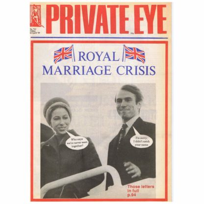 Private Eye magazine - 713 - 14th April 1989