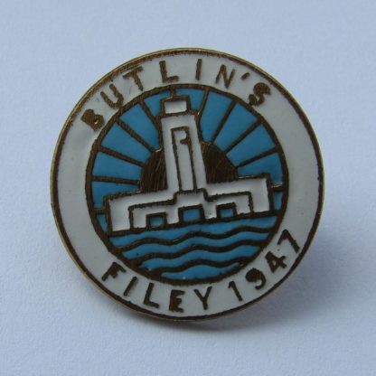 Butlin's Pin Badge - Filey - 1947