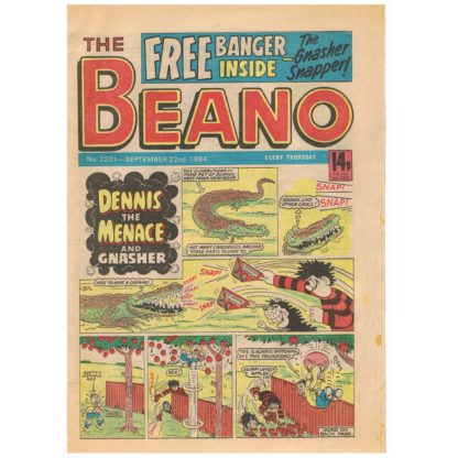 Beano comic - issue 2201 - 22nd September 1984