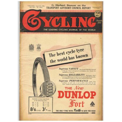 29th June 1938 – Cycling - issue 2474