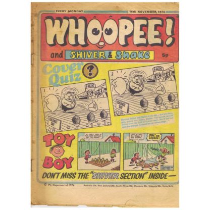 Whoopee! comic -16th November 1974
