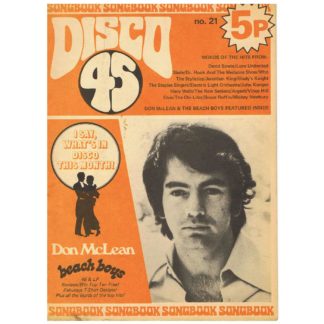 Disco 45 magazine