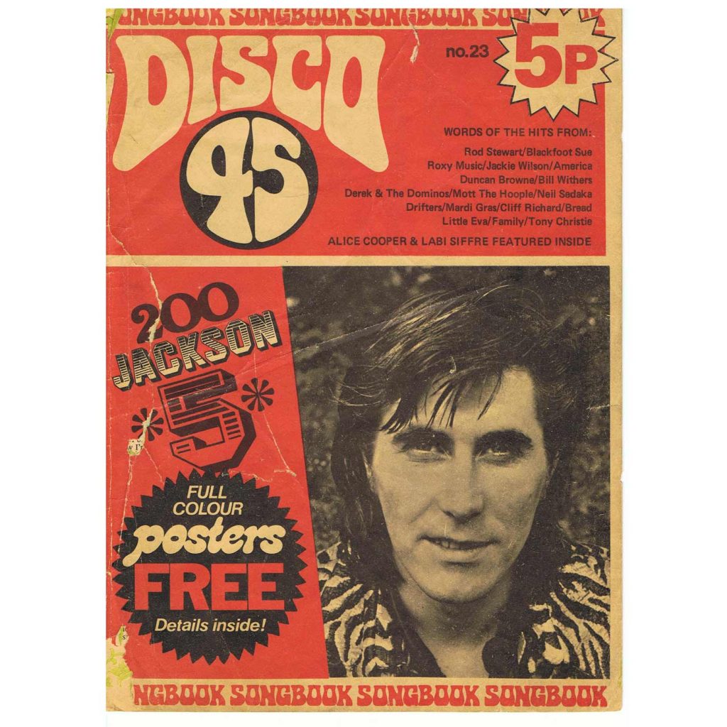 Disco 45 Collectable Music Magazine Issue 023 15th September 1972