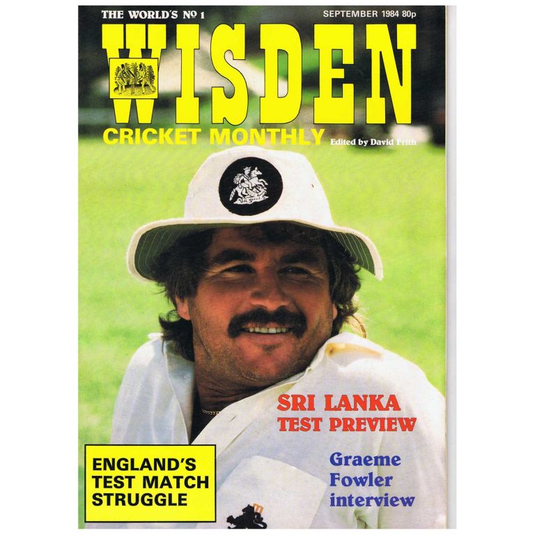 Wisden Cricket Monthly - an original edition from September 1984