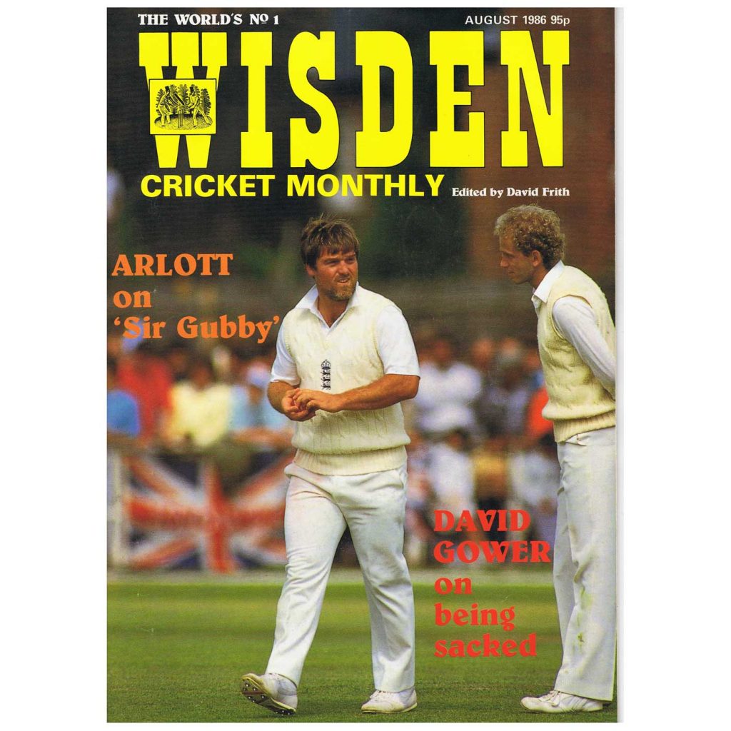 Wisden Cricket Monthly - an original edition from August 1986