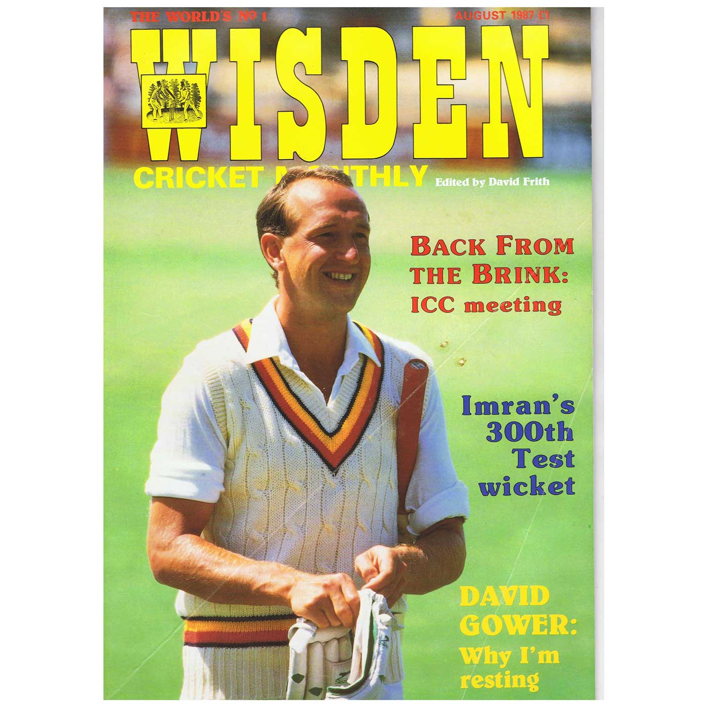 Wisden Cricket Monthly - an original edition from August 1987