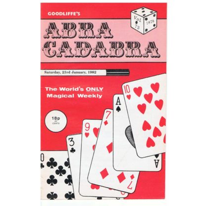 23rd January 1982 - Goodliffe's Abracadabra