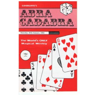 30th January 1982 - Goodliffe's Abracadabra