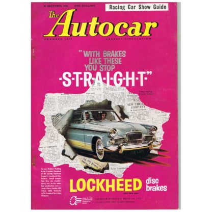 30th December 1960 - Autocar magazine
