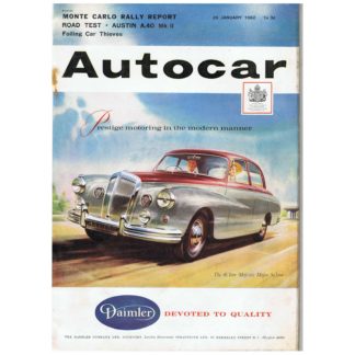 26th January 1962 - Autocar magazine