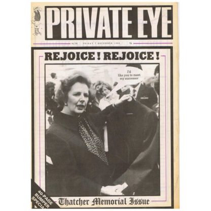 7th December 1990 - Private Eye - issue 756