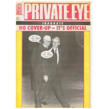 20th November 1992 - Private Eye - issue 807
