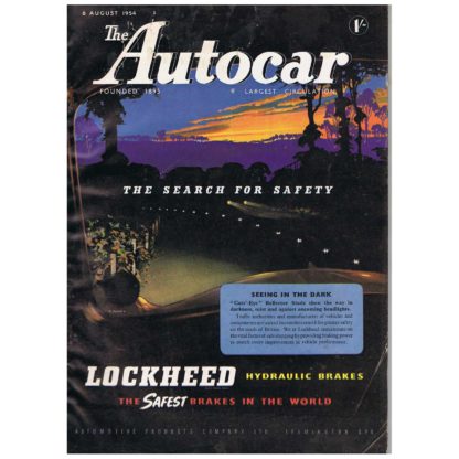6th August 1954 - Autocar magazine