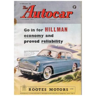 28th February 1958 - Autocar magazine