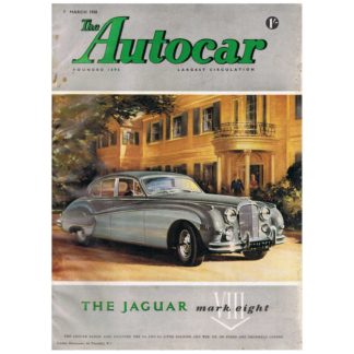 7th March 1958 - Autocar magazine