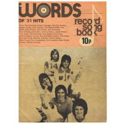 June 1975 - Words, Record Song Book - Bay City Rollers