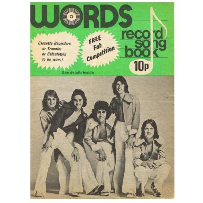 January 1976 - Words, Record Song Book - Kenny