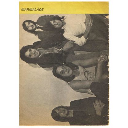 November 1971 - Words, Record Song Book - Marmalade