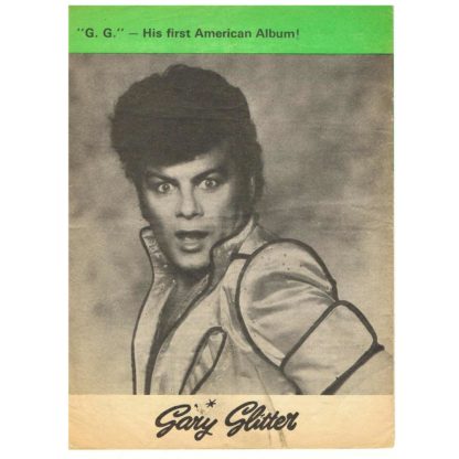 January 1976 - Words, Record Song Book - Gary Glitter