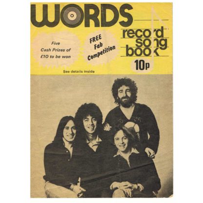 March 1976 - Words, Record Song Book - 10cc