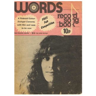 August 1976 - Words, Record Song Book - Al Stewart