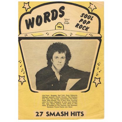 November 1979 - Words, Record Song Book