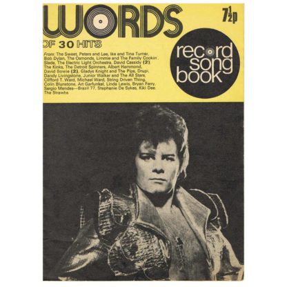 November 1973 - Words, Record Song Book - Gary Glitter