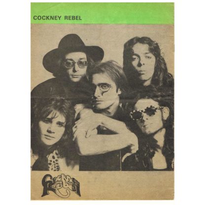 September 1974 - Words, Record Song Book - Cockney Rebel