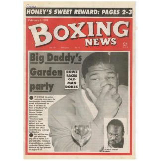 5th February 1993 - Boxing News - Riddick Bowe, Michael Dokes